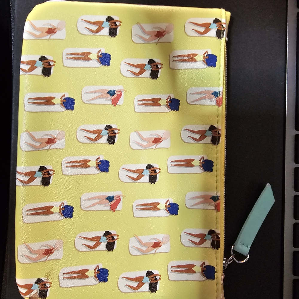Ipsy Bright Yellow Cosmetic Bag